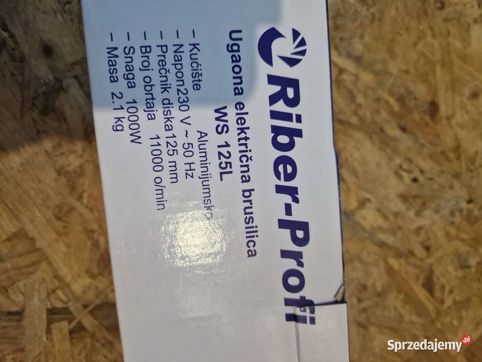 Szlifierka kątowa 125 mm riberprofi 1000 wat Głogowa