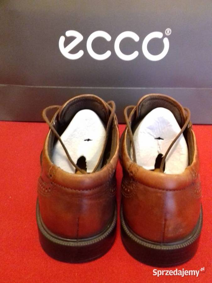 Brogues Ecco skórzane luksusowe vipowskie prawie Warszawa