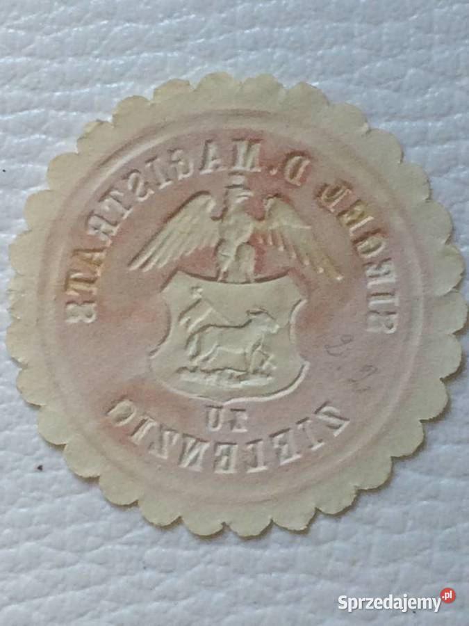 1244 SULĘCIN Niemieckie Zalepki Szczecin sprzedam