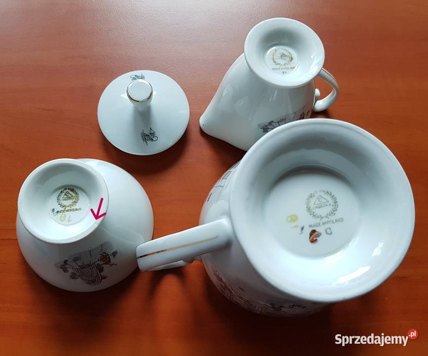 Serwis Regina Chodzież porcelana PRL Dąbrowa Górnicza sprzedam