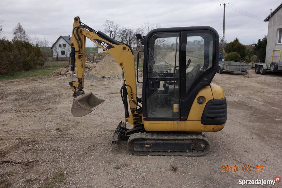 minikoparka CAT 3018 Gąsiennice pomorskie Chojnice