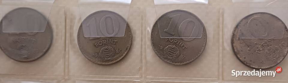 10 Forint Węgry różne roczniki Konin