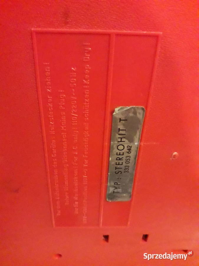 Oryginalny gramofon Telefunken Stereo Hit z Warszawa