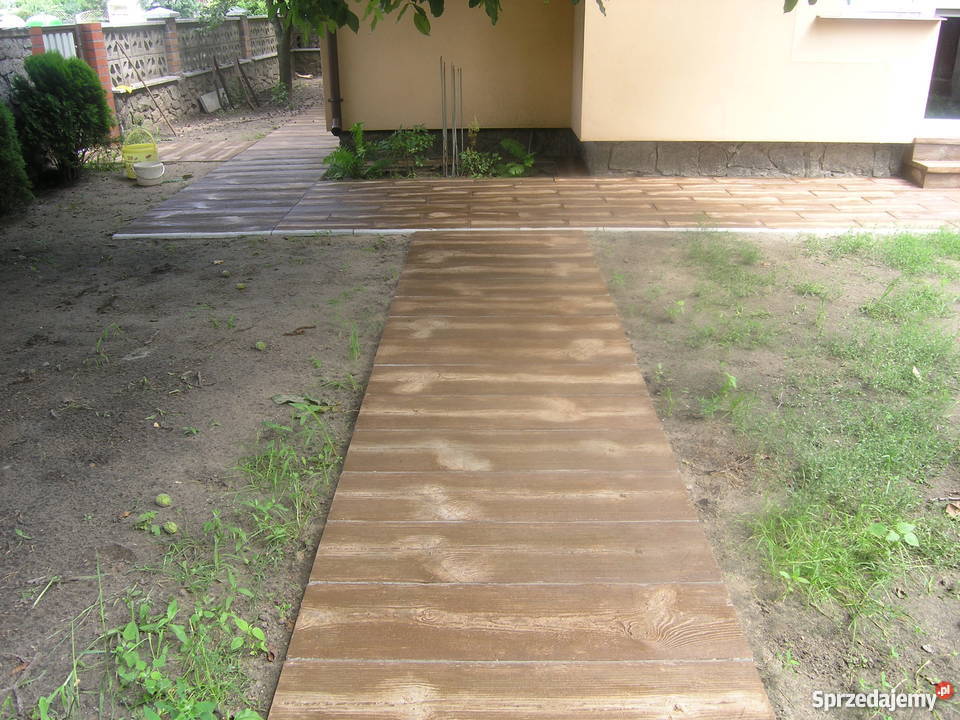 Drewno betonowedeski z betonupieńki lubuskie Kargowa