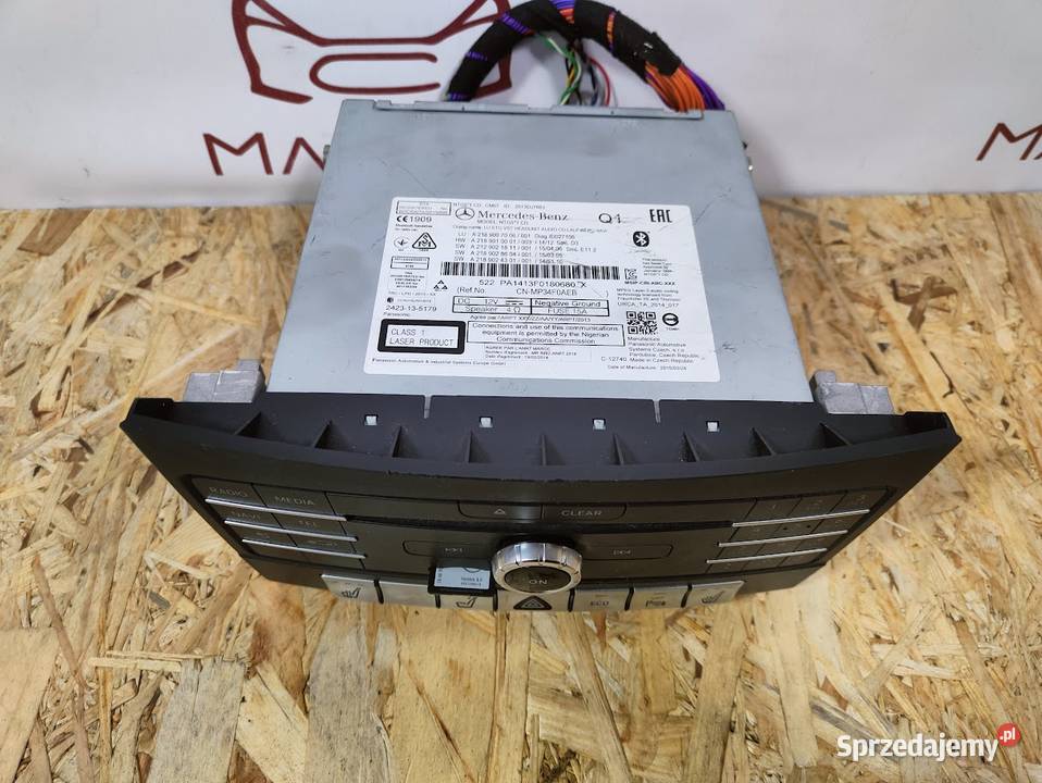 Radio CD Nawigacja plus Karta Mercedes W212 Lift Pleszew