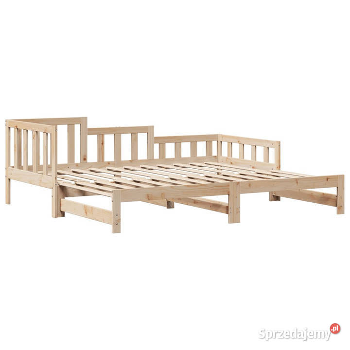 Sofa rozsuwana z szufladami bez materaca 90x190