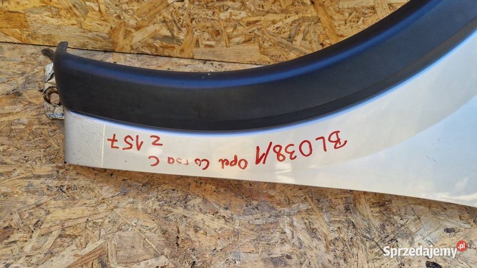 OPEL CORSA C BŁOTNIK PRZÓD PRZEDNI LEWY KOD Słowikowo