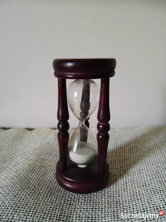 Stylowa drewniana klepsydra Pozostałe Międzychód