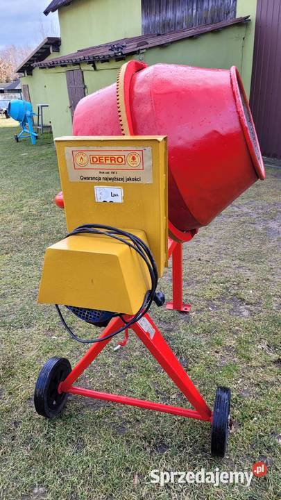 betoniarka Defro 150l Żuraw