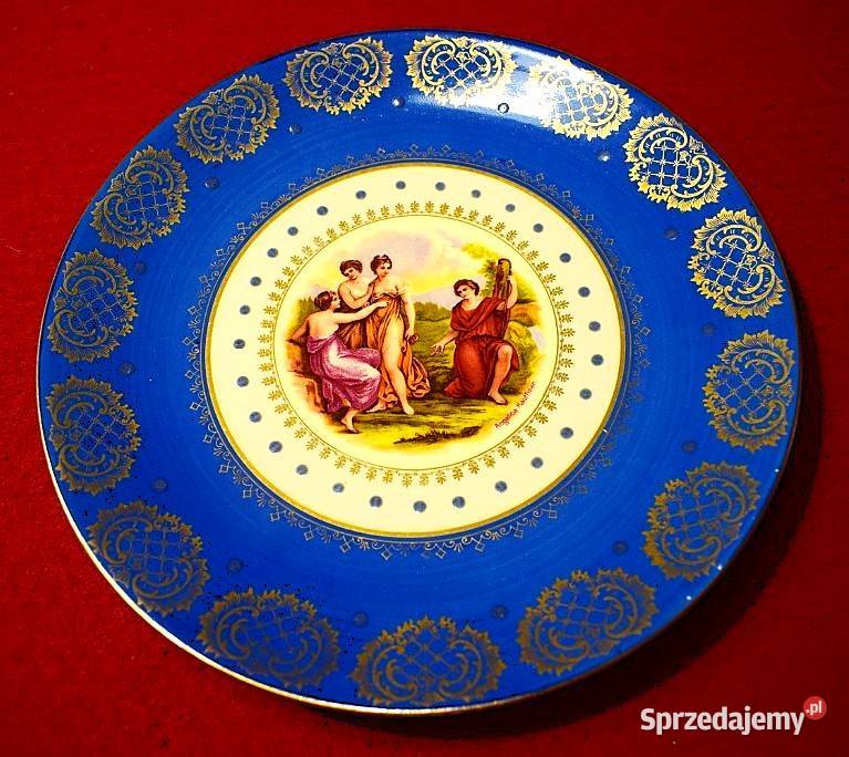 Talerze ozdobne Sarreguemines 1920 1950 Porcelana i szkło sprzedam