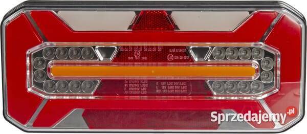Lampa tylna zespolona LED lewa prostokątna 1224V Kamionna