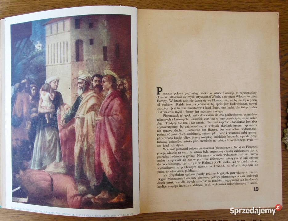 Świetnie zachowana luksusowa edycja Malarstwa Antykwariat lubelskie Bychawka Trzecia