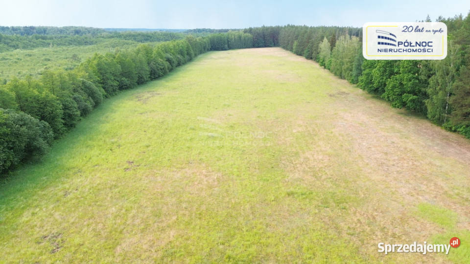 Działka w otulinie lasu niedaleko jeziora warmińsko-mazurskie