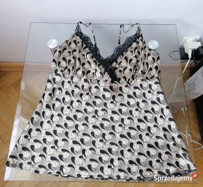 ELEGANCKI SATYNOWY ZŁOTY TOP GEORGE RUK 18EUR 46