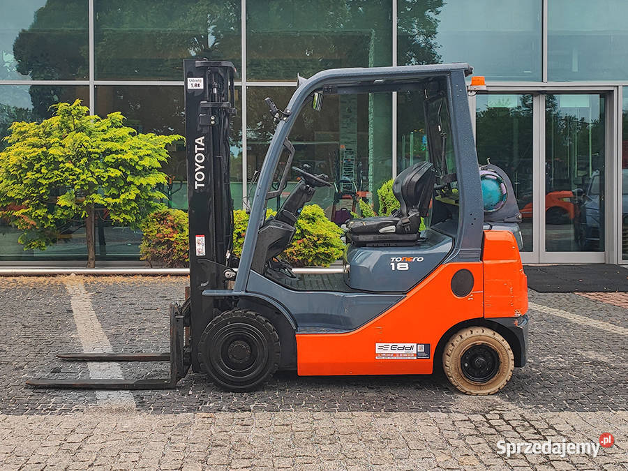 Wózek widłowy Toyota 028FGF18 18 t duplex 33 m Wózki widłowe Kęty sprzedam