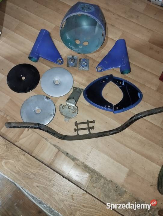 MZ TS 250 lampa uchwyt chorągiewki dekiel filtra Mocowania i uchwyty śląskie Jaworzno