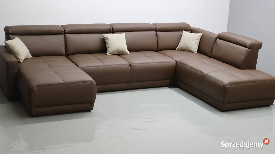 TTN Brązowe Wielkie U kanapa rogówka sofa do 334cm Poznań sprzedam