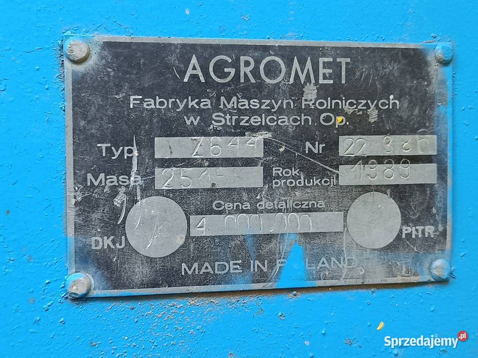 Kombajn do ziemniaków Anna Z644 Naramice