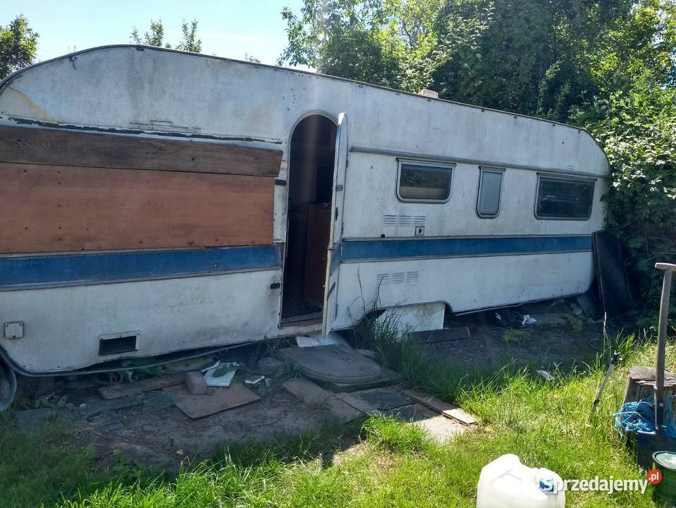 Przyczepa kempingowa 8m rama ocynk podwójna oś Gorzów Wielkopolski