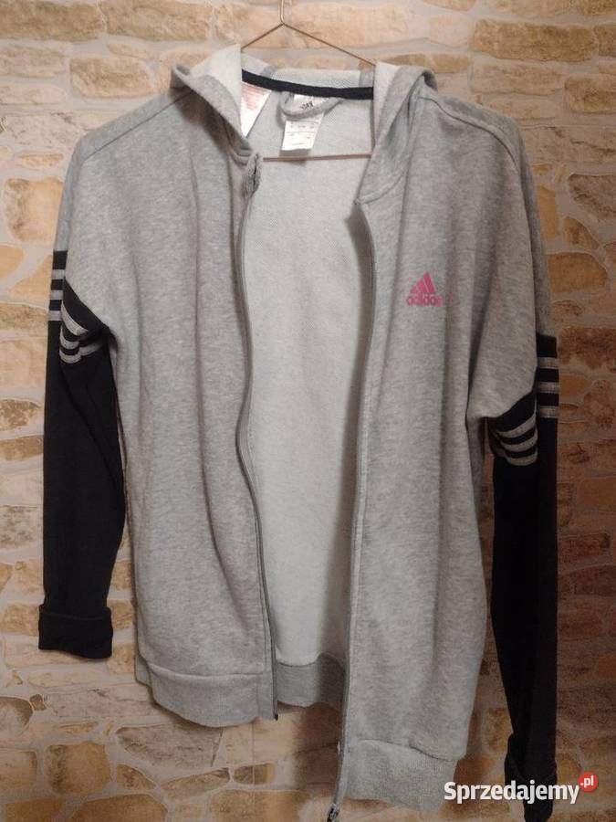 XSS ADIDAS Szara bluza sportowa z kapturem z Kraków