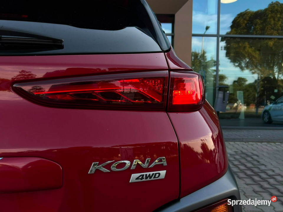 Hyundai Kona 16 TGDI 177 4WD 7DCT Premium Salon elektryczne lusterka Piotrków Trybunalski