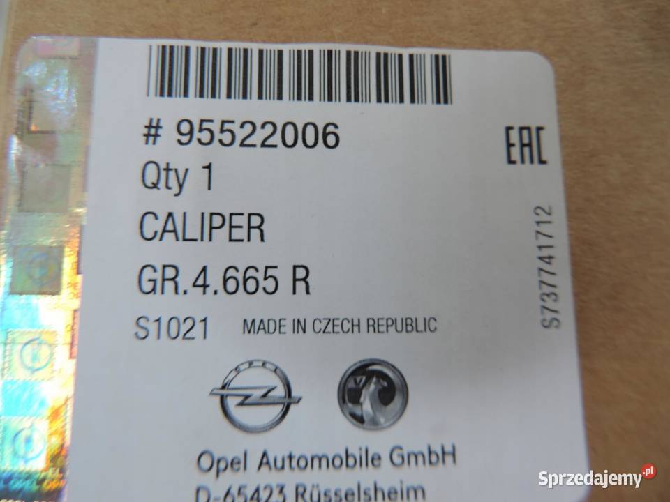 OPEL MOVANO B ZACISK TYŁ PRAWY BREMBO NOWY kujawsko-pomorskie