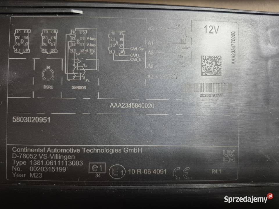 Tachograf VDO model 41 smart2 Iveco Daily dostawcze
