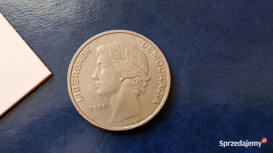 Stare monety 25 eskudo 1980 Portugalia Lesko sprzedam