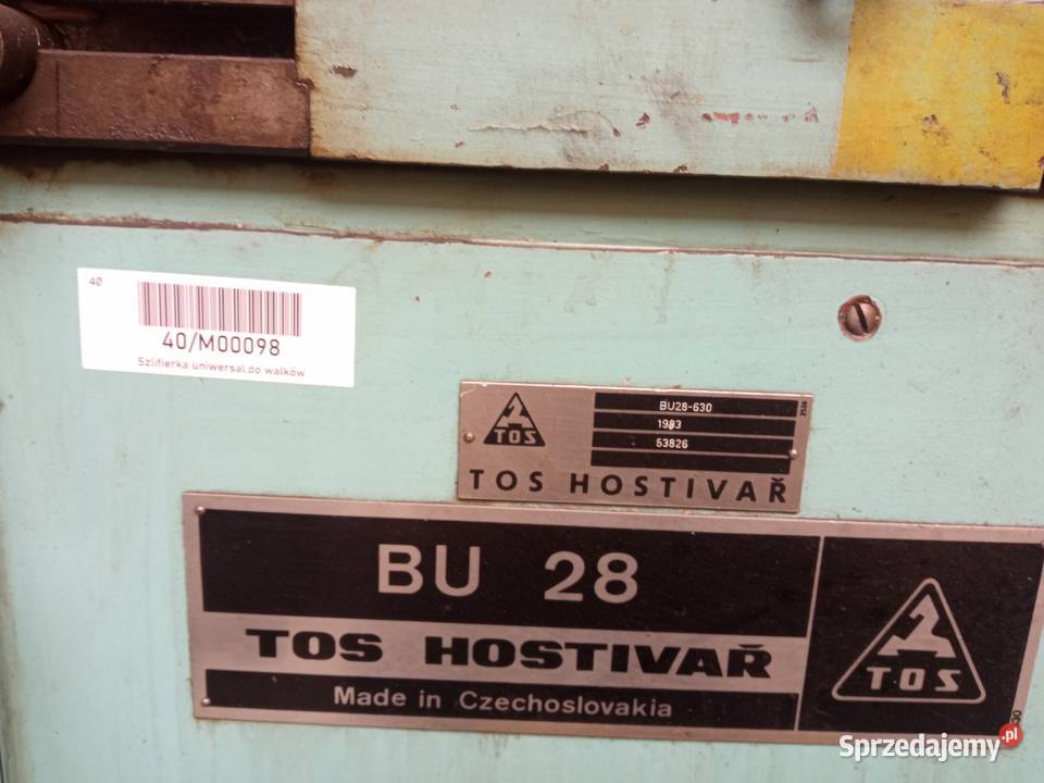Szlifierka do wałków Model BU 28 630 Produkcja Lubicz Górny
