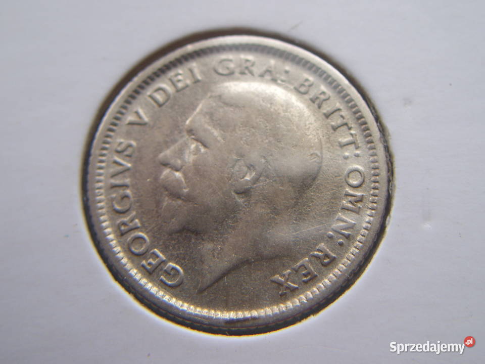 Stare monety 6 pens 1926 Anglia srebro Numizmatyka Lesko