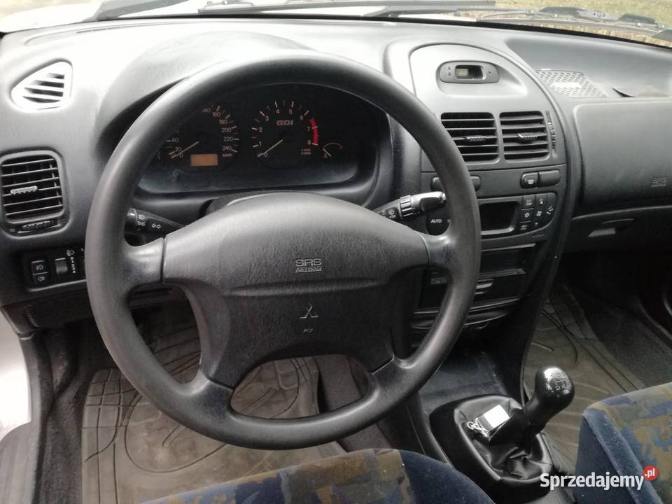 MITSUBISHI CARISMA 18 GDI 1998 benzyna welurowa tapicerka kujawsko-pomorskie Bydgoszcz