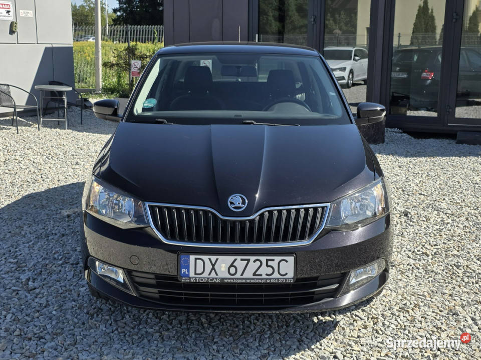 koda Fabia 12 TSi 90 2017 zadbana klimatyzacja benzyna Fabia Wrocław