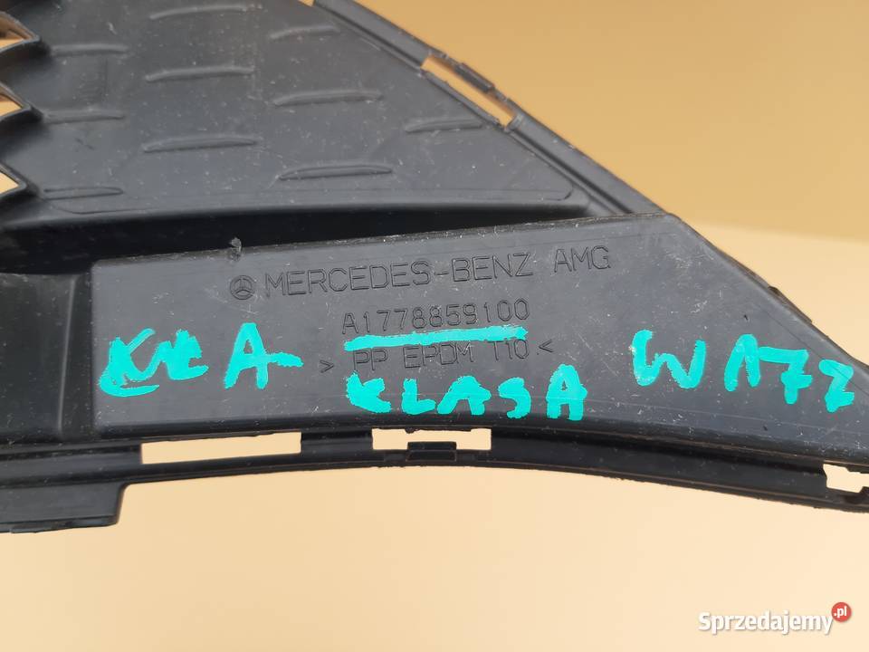 MERCEDES AKLASA W177 AMG KRATKA ZDERZAKA lubuskie Trzciel