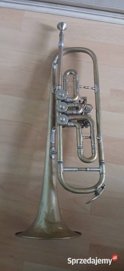 Stara mosiężna trąbka Instrumenty dęte Kraków sprzedam
