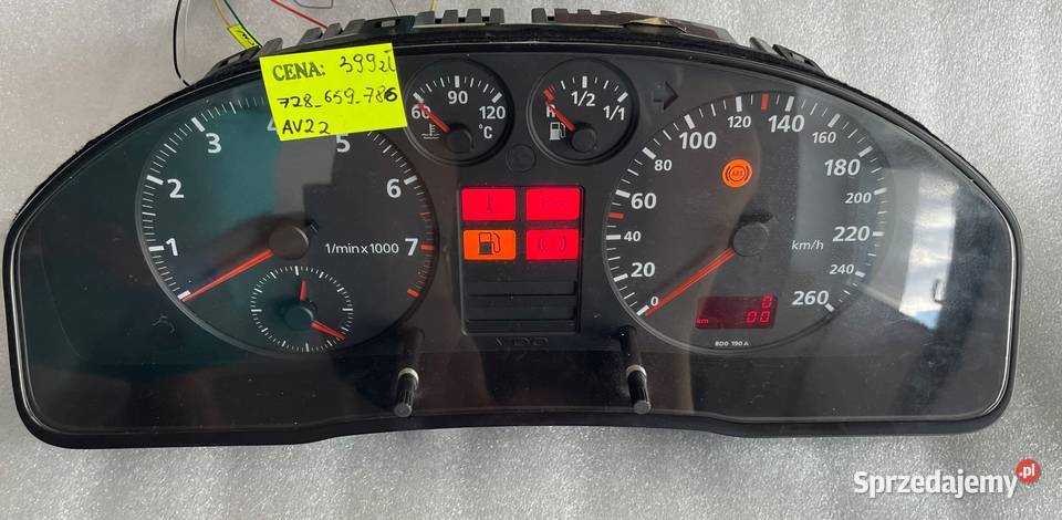 Licznik zegary Audi A4 B5 8D0919033C PRZEBIEG 0 Warszawa sprzedam