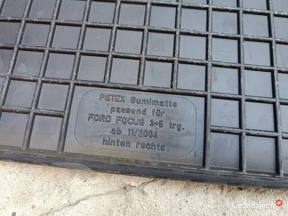 Dywaniki gumowe Ford Focus MK2 nowe Piastów