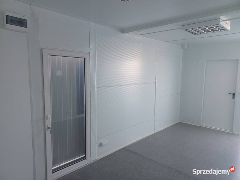 KONTENER BIUROWY 36 2 WITRYNY 2 WEJŚCIA Wrocław sprzedam