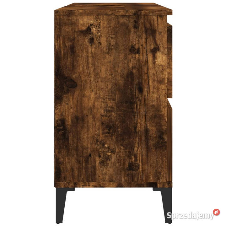 Szafka pod umywalkę przydymiony dąb 80x33x60 Łazienkowe