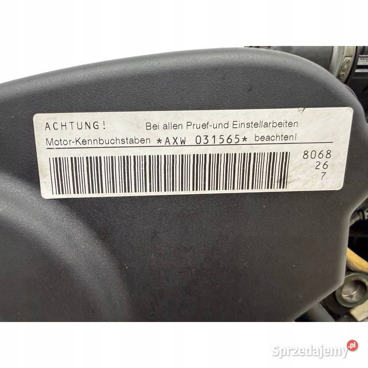 SILNIK AXW VW Golf V Touran Audi A3 II 8P 20 FSI lubelskie Chełm
