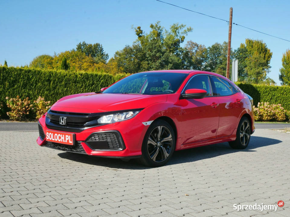 Honda Civic 10 iVTEC Turbo 126 Eu6 Tempomat ACC system Start-Stop Goczałkowice-Zdrój