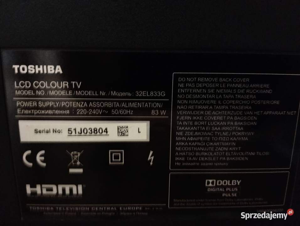 Tv Toshiba 32 lcd 32cale Błonie