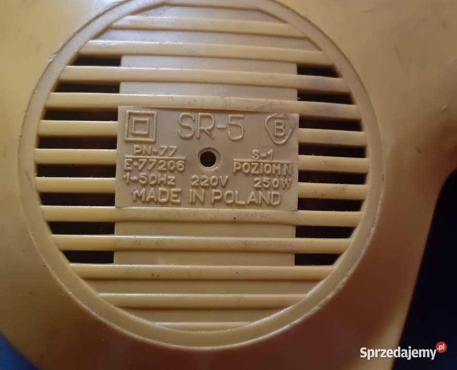 Suszarka do włosów Farel model SR5 1985 r PRL Pozostałe Koźminek sprzedam