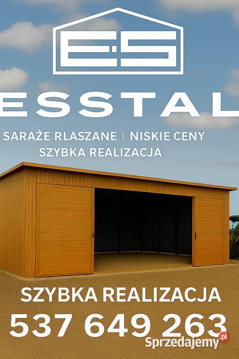 ZŁOTY DĄB Garaż Blaszany ZADASZENIE Magazyn Sieradz