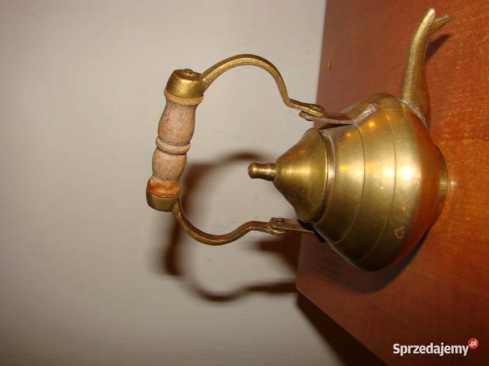 mosiężny mały czajniczek Pruszcz Gdański