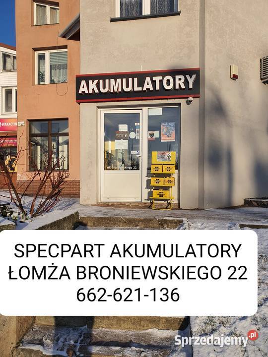 Akumulator SPECBAT 170Ah 1050A EN LEWY PLUS podlaskie Łomża