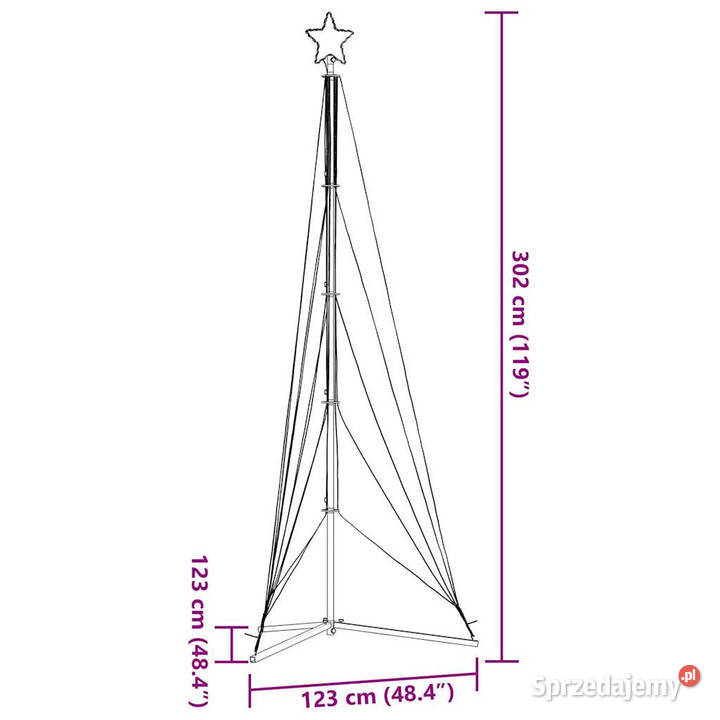 Lampki choinkowe 525 niebieskich LED 302 Warszawa sprzedam