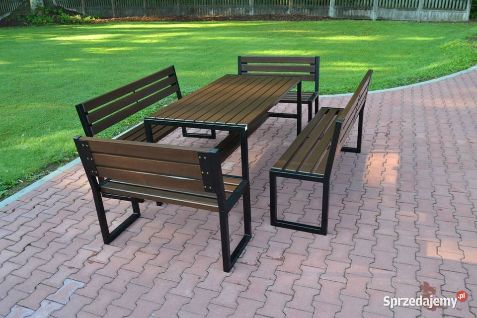 Zestaw ogrodowy tarasowy meble stalowe nowe Nowy Sącz