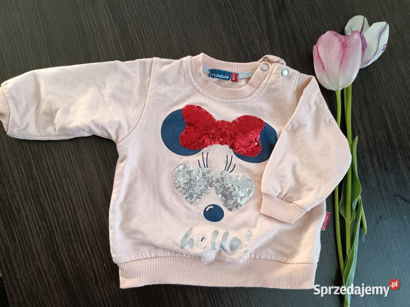 Bluza z długim rękawem Myszka MIKA 9M BEŻ Bluzki, koszulki i kaftaniki Krosno sprzedam