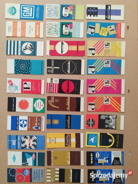 Polskie etykiety zapałczane KSIĄŻECZKOWE Katowice
