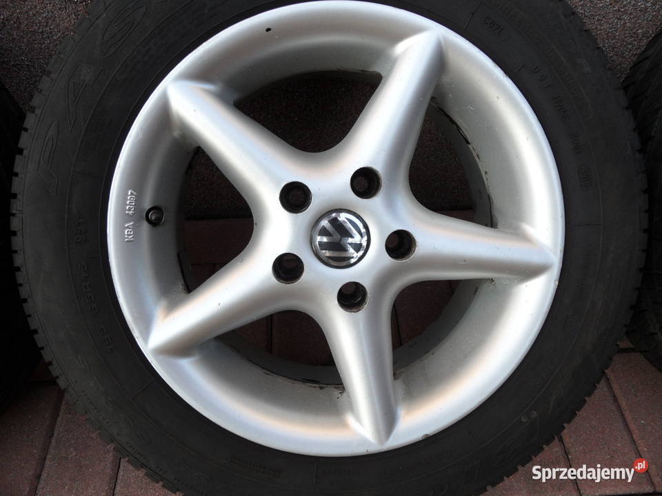 Koła kompletne na alufelgach 15 VW podkarpackie Rzeszów